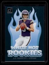 2024 Donruss White Hot Rookies J.J. McCarthy #WH1 card
