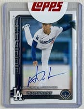 2025 Topps Real One Autographs Yoshinobu Yamamoto #231 card