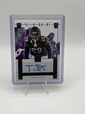 2025 Panini Impeccable Vibes Signatures Tyrique Stevenson #20 card