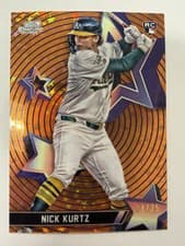 2025 Topps Cosmic Chrome StarFractor Nick Kurtz #SF-93 card