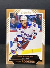 Braden Schneider 2022 Upper Deck O Pee Chee Glossy card