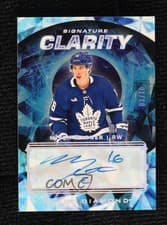Mitch Marner 2024-25 Upper Deck Black Diamond Signature Clarity card