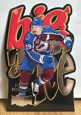 Nathan MacKinnon 2021 Skybox Metal Universe Big Man on Ice card