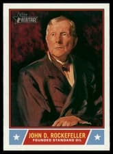 2025 Topps Heritage Notable Americans John D. Rockefeller #NS-41 card