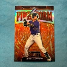 2025 Panini Select Firestorm Charlie Condon #8 card