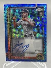 2025 Topps Chrome Logofractor Edition Rookie Autographs Grant McCray #RA-GM card
