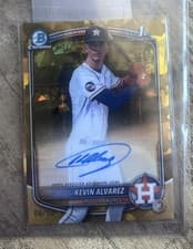 2025 Bowman Chrome Sapphire Edition Prospect Autographs Kevin Alvarez #CPSA-KA card