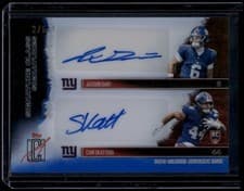 2025 Topps Signature Class Signature Class Dual Signatures Jaxson Dart #SCDS-DS card