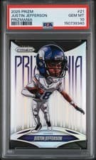 2025 Panini Prizm Prizmania Justin Jefferson #21 card