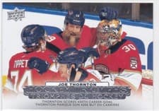 Joe Thornton 2022 Upper Deck Tim Hortons Triumphs card