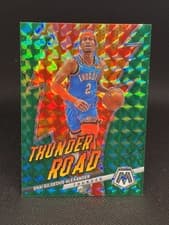 Shai Gilgeous Alexander 2022 Panini Mosaic Thunder Road card