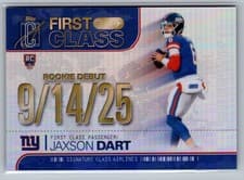 Jaxson Dart 2025 Topps Signature Class First Class card