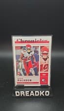 Isiah Pacheco 2022 Panini Chronicles card