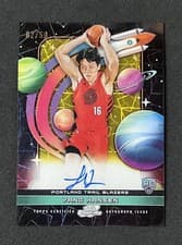 2025-26 Topps Cosmic Chrome First Flight Signatures Yang Hansen #FF-YH card