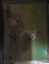 Jonathan India 2021 Stadium Club Chrome Autographs card