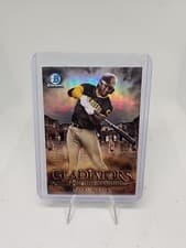 Leo De Vries 2024 Bowman Chrome Gladiators of the Diamond card