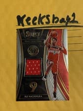 Rui Hachimura 2019 Panini Select Rookie Jersey Autographs card