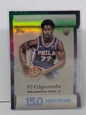 2025-26 Topps Holiday Making The Nice List VJ Edgecombe #ML-3 card