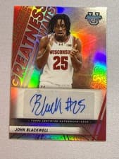 2025-26 Bowman University Best Greatness Awaits Autographs John Blackwell #GA-JB card