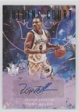 Tony Allen 2021 Panini Court Kings Holding Court Signatures card