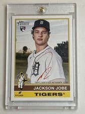 2025 Topps Heritage Real One Autographs Jackson Jobe #ROA-JJO card