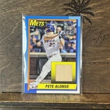2025 Topps Update 1990 Topps Baseball Relics Pete Alonso #90RU-PA card