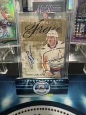 2024-25 Upper Deck Artifacts Fresco Signatures John Carlson #FS-JC card