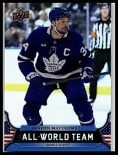 2025-26 Upper Deck All-World Team Auston Matthews #AWT-3 card