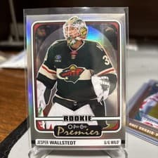 2024-25 O-Pee-Chee Platinum O-Pee-Chee Premier Jesper Wallstedt #OP31 card