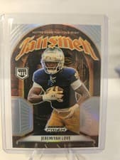 2025 Panini Prizm Black Talismen Jeremiyah Love #24 card