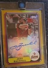 2025 Topps Archives 1987 Topps Boardwalk and Baseball Autographs Jeff Bagwell #87BBA-JBA card