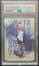 2024-25 Panini Court Kings Water Color Anthony Edwards #4 card