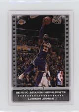 LeBron James 2021-22 Panini NBA Sticker & Card Collection (Brazil) Base Set card