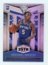 Immanuel Quickley 2020-21 Panini Chronicles Base Set card