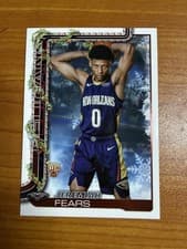 2025-26 Topps Holiday SSP Back Variations Jeremiah Fears #SSB-JF card