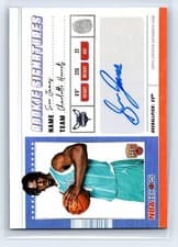 2025-26 NBA Hoops Hoops Rookie Signatures Sion James #HRS-SJ card