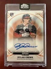 2025 Topps Chrome Black Ivory Autographs Dylan Crews #IVA-DC card