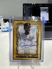 Jim Rice 2025 Topps Gilded Collection Topps Gallery of Gold Autographs card