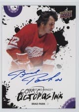 2025-26 Upper Deck Detroit Red Wings Centennial Octopus Ink Brad Park #OI-BP card