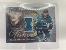 2025-26 Upper Deck Artifacts Threads of Time Erik Karlsson #TT-EK card