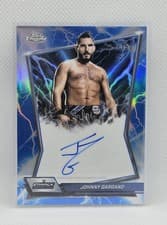 Johnny Gargano 2026 Topps Chrome WWE Blue Brand Autographs card