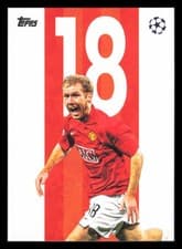 2025-26 Topps UEFA Club Competitions Best of the Best: Legendary Numbers Paul Scholes #BB-6 card