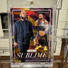2025 2024 Panini Prizm Sublime LeBron James #22