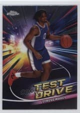 2024-25 Topps Chrome Test Drive Tyrese Maxey #TD-17 card