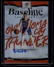 2025-26 Finest Baseline Autographs Nikola Topić #BA-NT card