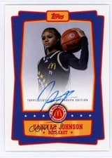 2025 Topps Chrome McDonald's All American Event Autographs ZaKiyah Johnson #EA-ZJ card