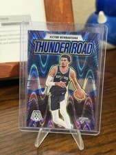 2024-25 Panini Mosaic Thunder Road Victor Wembanyama #8 card