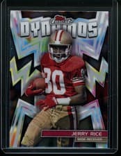 Jerry Rice 2024 Finest Dynamos card