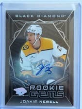 2025-26 Upper Deck Black Diamond Rookie Gems Signatures Joakim Kemell #RGS-JK card