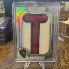 2025 Topps Sterling Jersey Letter Patches Andrew McCutchen #TSJLP-AM card